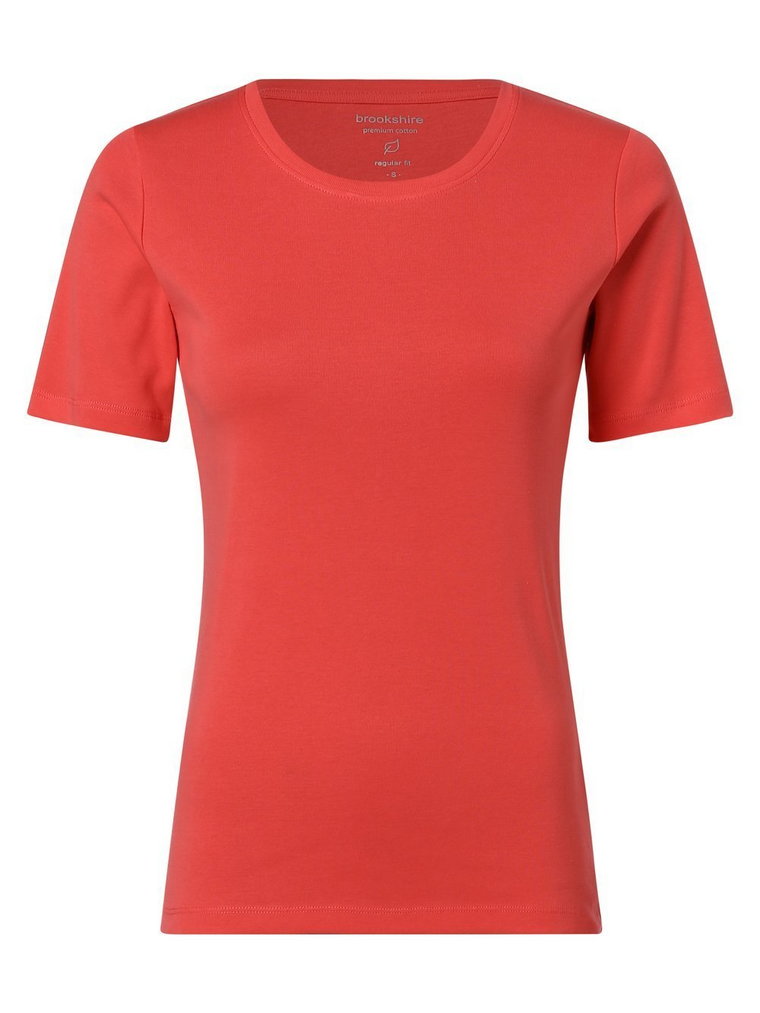 brookshire - T-shirt damski, czerwony|wyrazisty róż