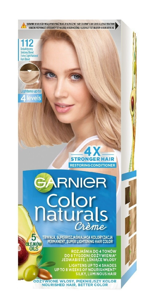 Garnier Color Naturals 112 Antarktyczny Srebrny Blond - farba do włosów