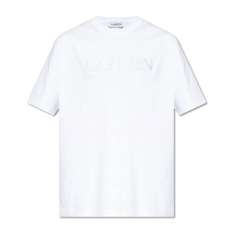 T-shirt z logo Lanvin