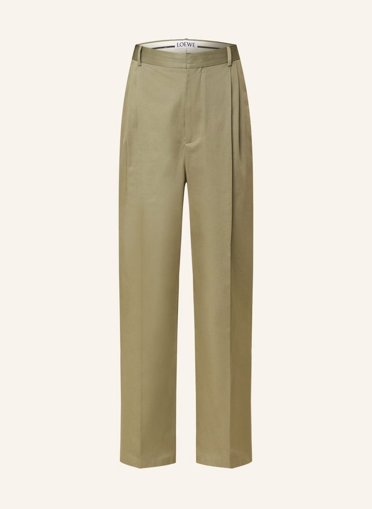 Loewe Spodnie Relaxed Fit beige