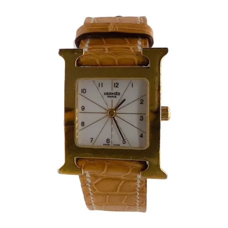 Pre-owned Metal watches Hermès Vintage