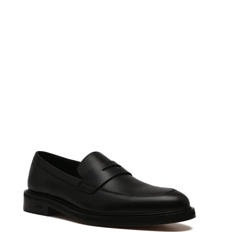 BOSS BLACK Skórzane loafersy Larry-L_Loaf_bu