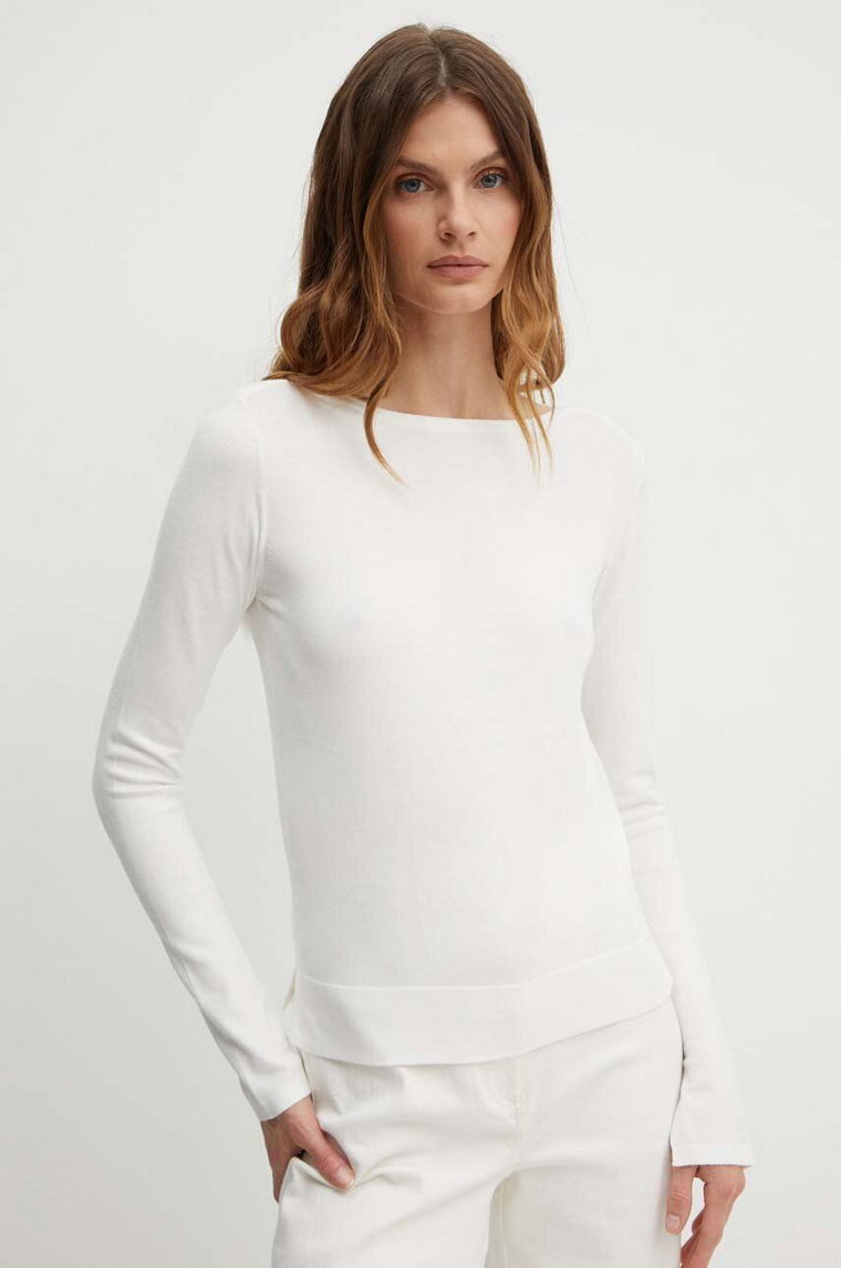 MAX&Co. sweter damski kolor biały lekki 2416361062200