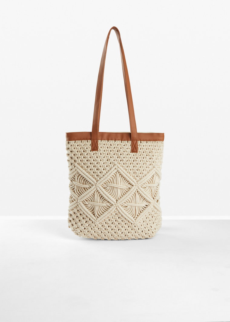 Torba makramowa shopper