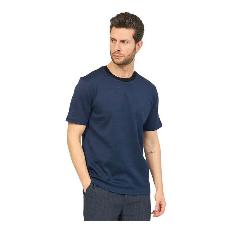 Niebieskie T-shirty i Pola Kolekcja Hugo Boss