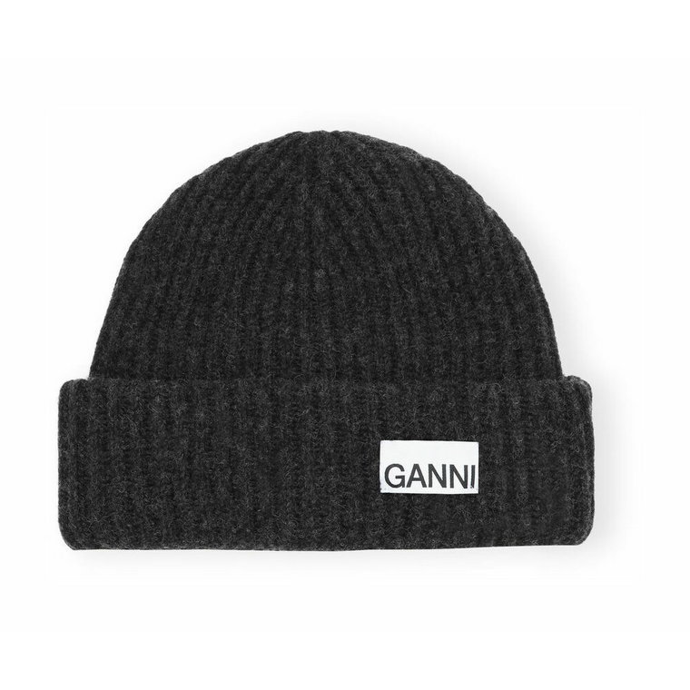 Structured Rib Beanie Ganni