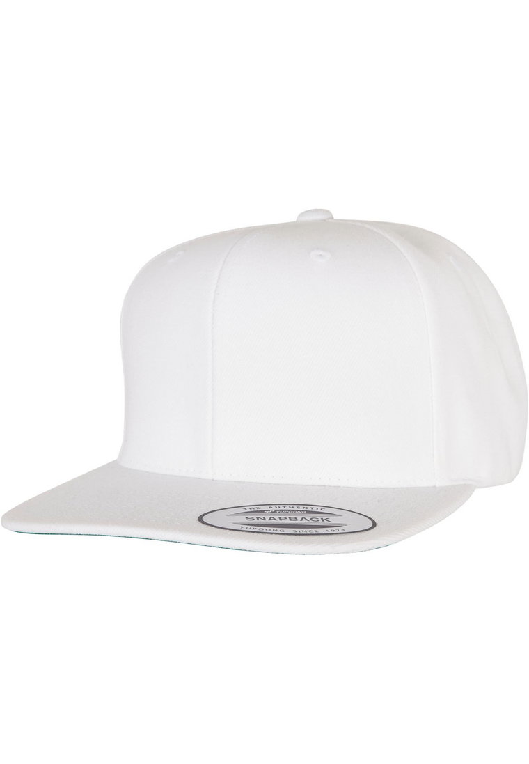 Czapka Z Daszkiem  Snapback Biała Flexfit 6089M Classic