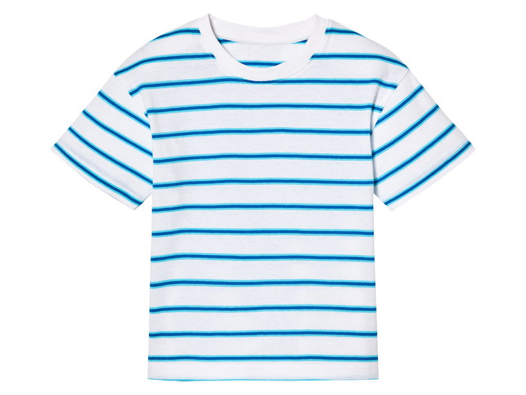 lupilu T-shirt dziecięcy z bawełny (122/128, Paski)