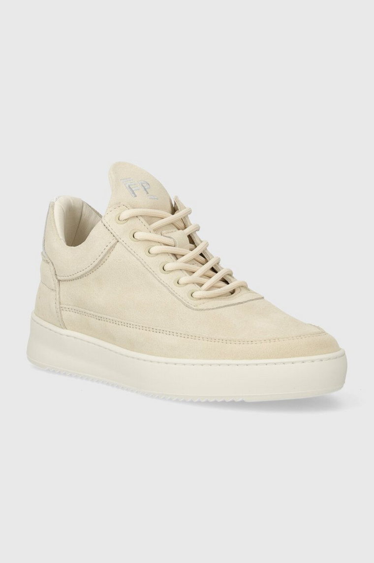 Filling Pieces sneakersy zamszowe Low Top Suede kolor beżowy 10122793035