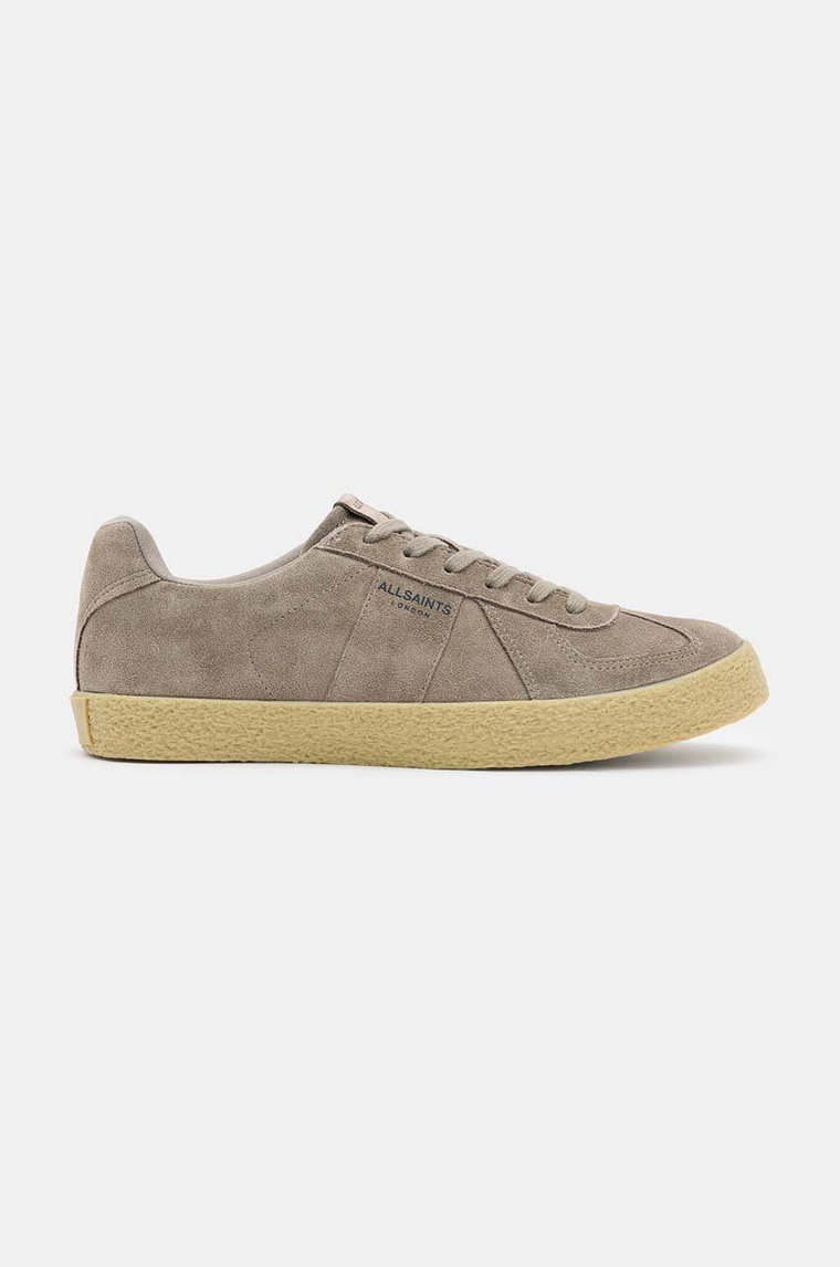 AllSaints sneakersy zamszowe Jaimee Suede Sneaker kolor beżowy W092FB