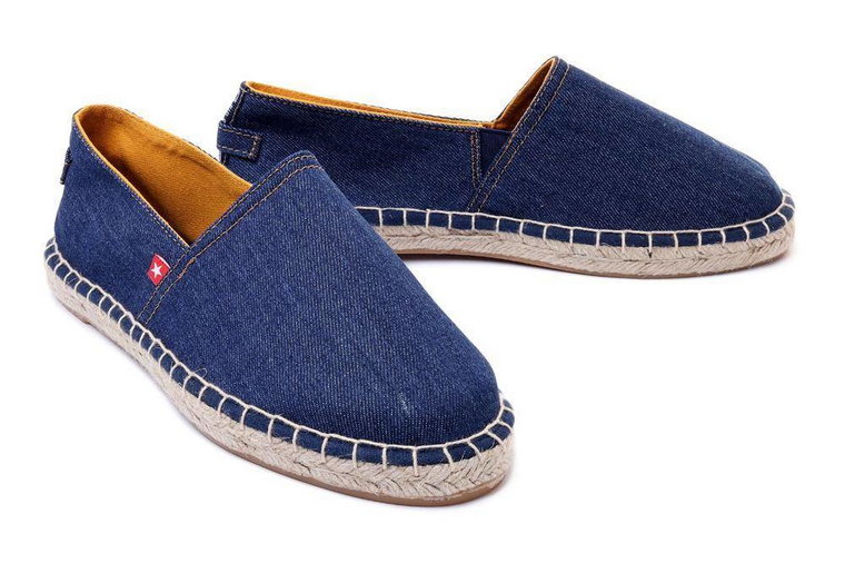 BIG STAR HH274491 granat, espadryle damskie