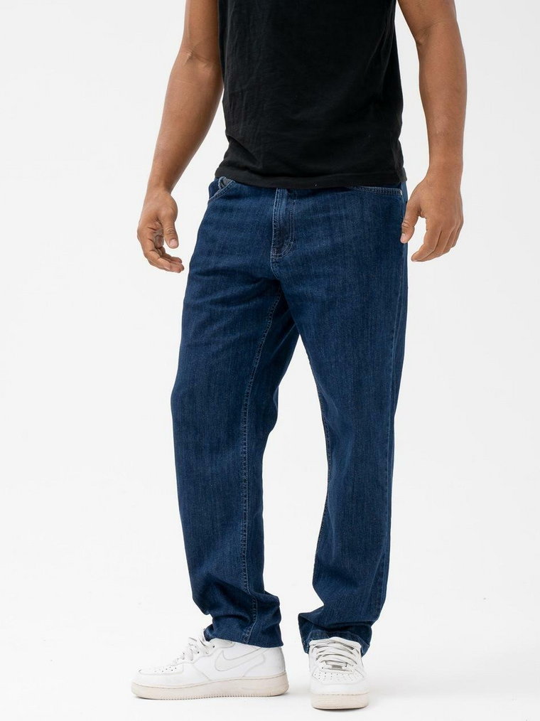 Spodnie Jeansowe Regular Męskie Niebieskie SSG Klasyk