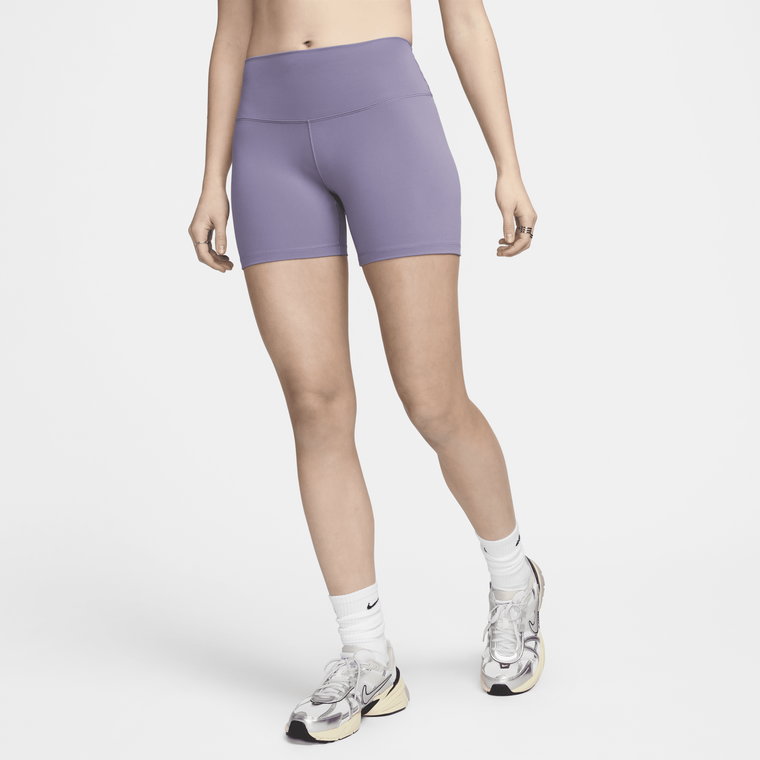 Damskie kolarki z wysokim stanem 13 cm Nike One - Fiolet