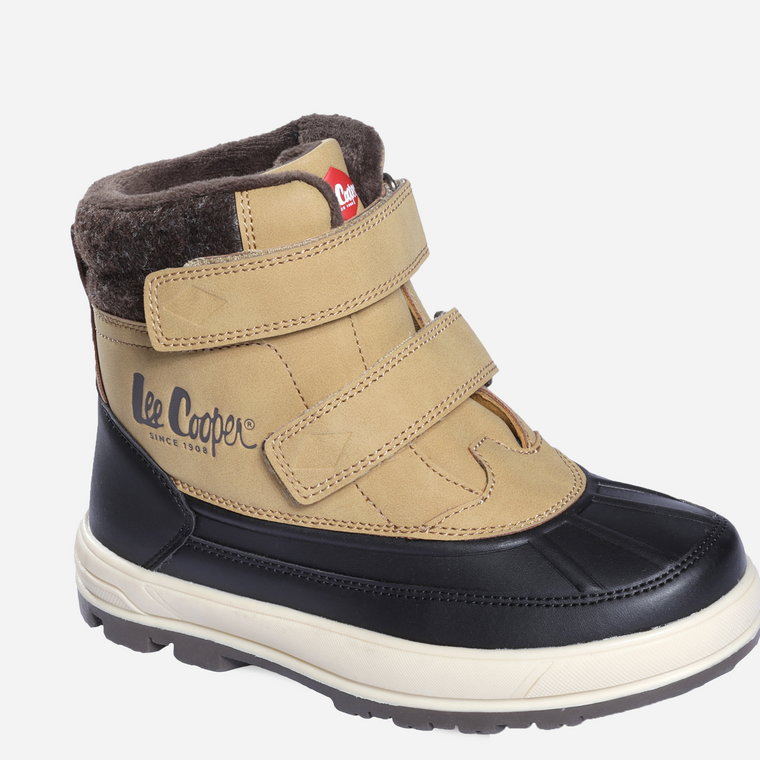 Jesienne trzewiki chłopięce Lee Cooper LCJ-23-01-2059K 34 Camel (5904292148592). Botki i trzewiki chłopięce