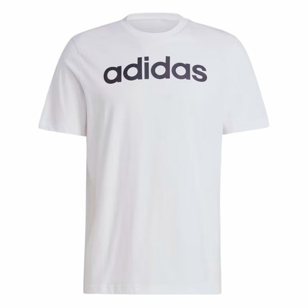 Koszulka męska Essentials Single Jersey Linear Embroidered Logo Adidas