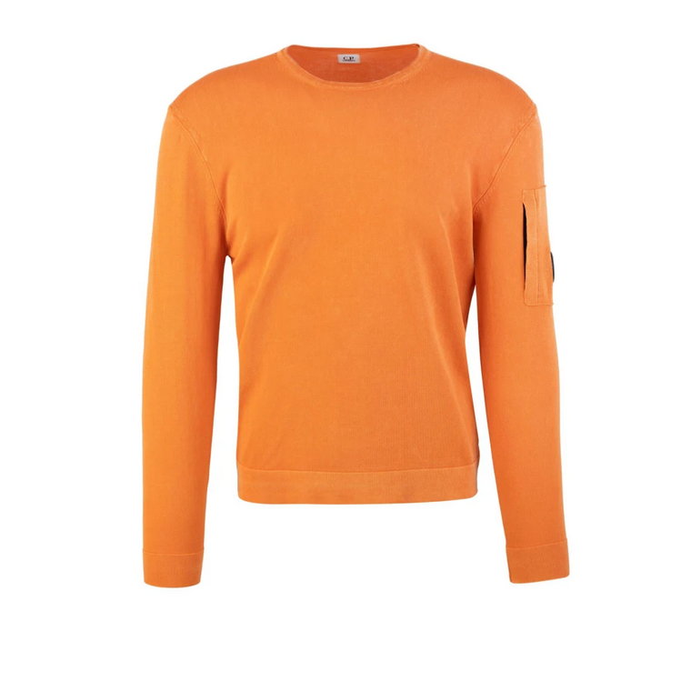 Wysokiej jakości pomarańczowy sweter C.p. Company
