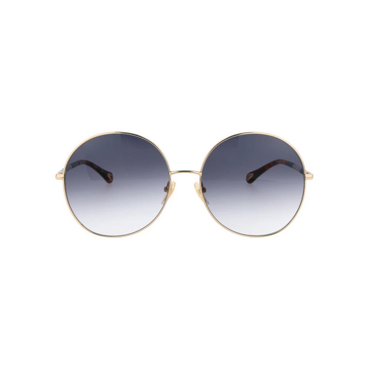 Eleganckie okulary przeciwsłoneczne z metalową oprawką Chloé