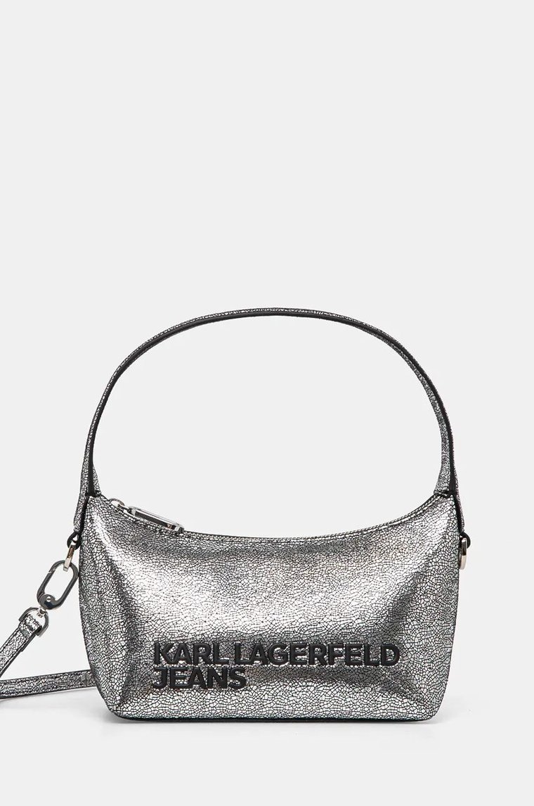 Karl Lagerfeld Jeans torebka kolor srebrny 246J3096