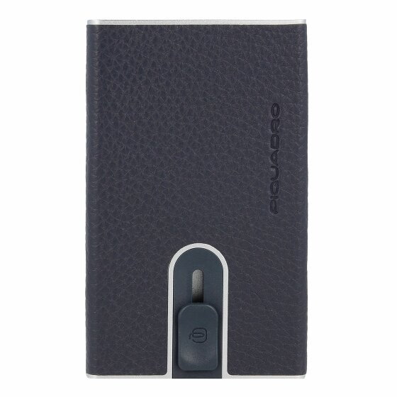 Piquadro Modus Etui na karty kredytowe Ochrona RFID Skórzany 6 cm night blue