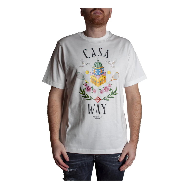 Casa Way T-Shirt z Nadrukiem Casablanca