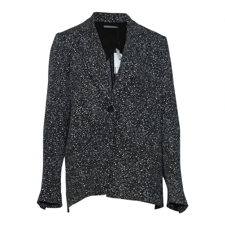 Czarny Galaxy Blazer - Nowy z metką Diane Von Furstenberg