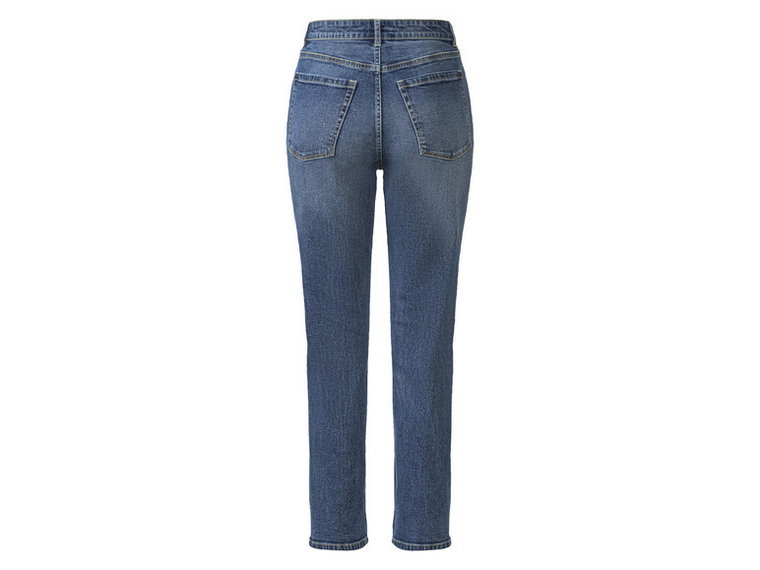 esmara Jeansy damskie z bawełną straight fit (34/32, Niebieski)