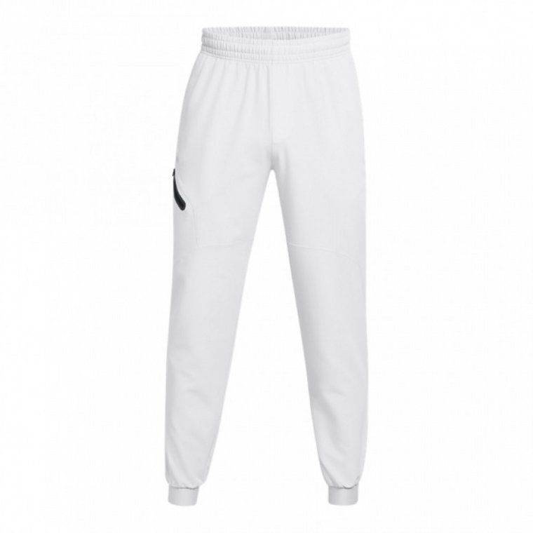 Męskie spodnie treningowe Under Armour UA Unstoppable Joggers - białe