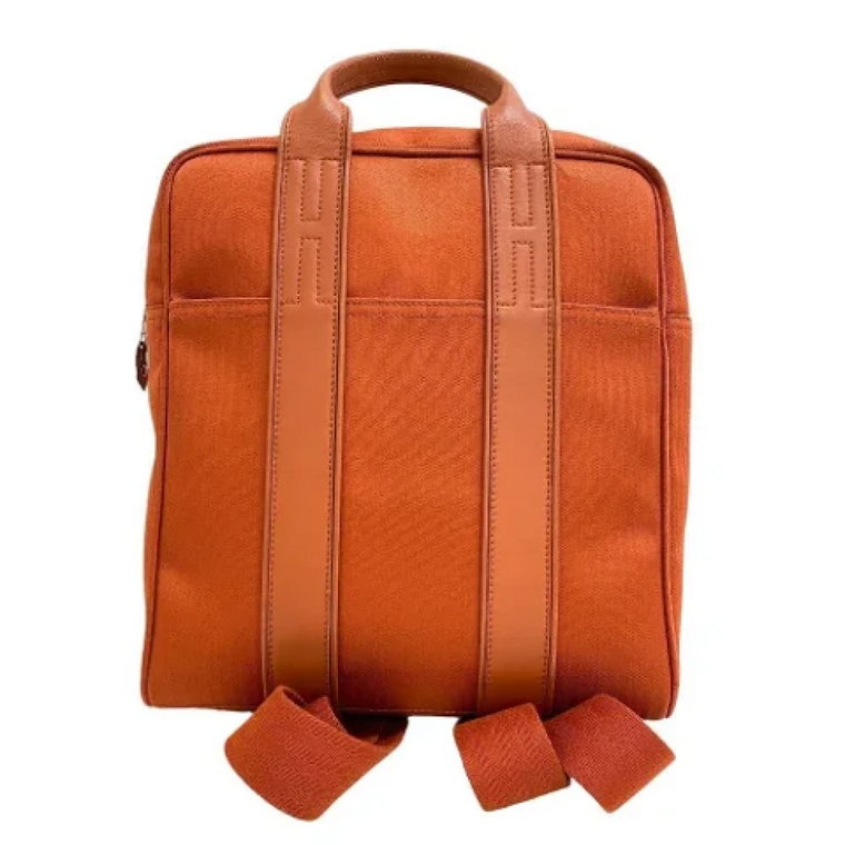 Pre-owned Leather backpacks Hermès Vintage