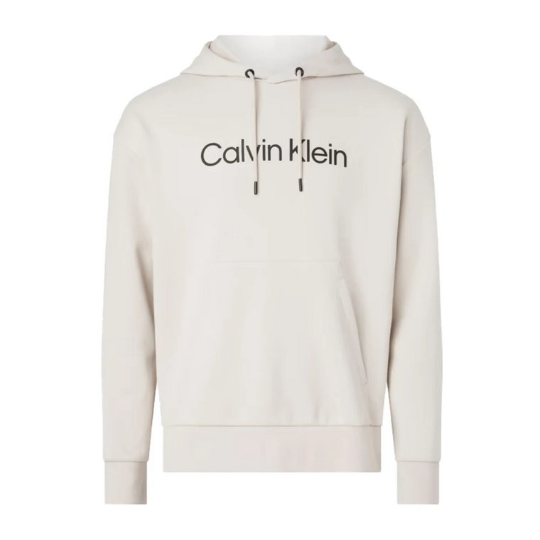Męska beżowa bluza ACE Comfort z logo Calvin Klein
