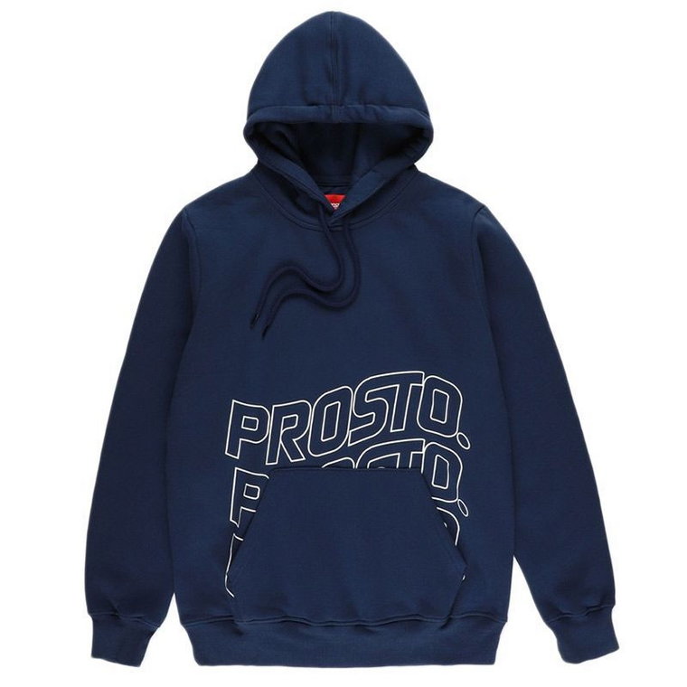 Bluza Prosto Klasyk Hoodie Waver KL222MSWE2101 - granatowa