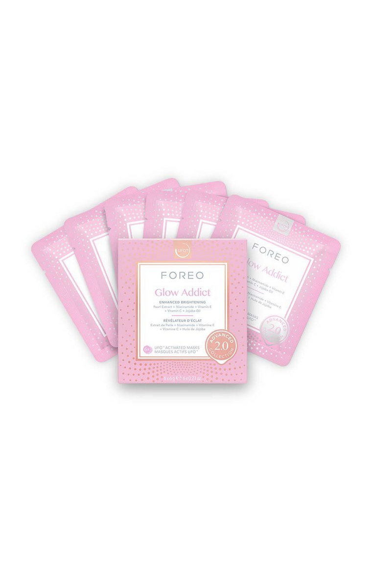 FOREO maseczka aktywowana ufo zwiększająca blask UFO Masks Glow Addict 2.0 6-pack