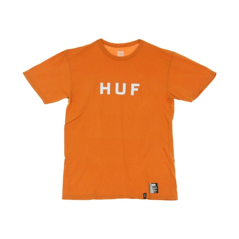 Rust Męski T-shirt z logo HUF