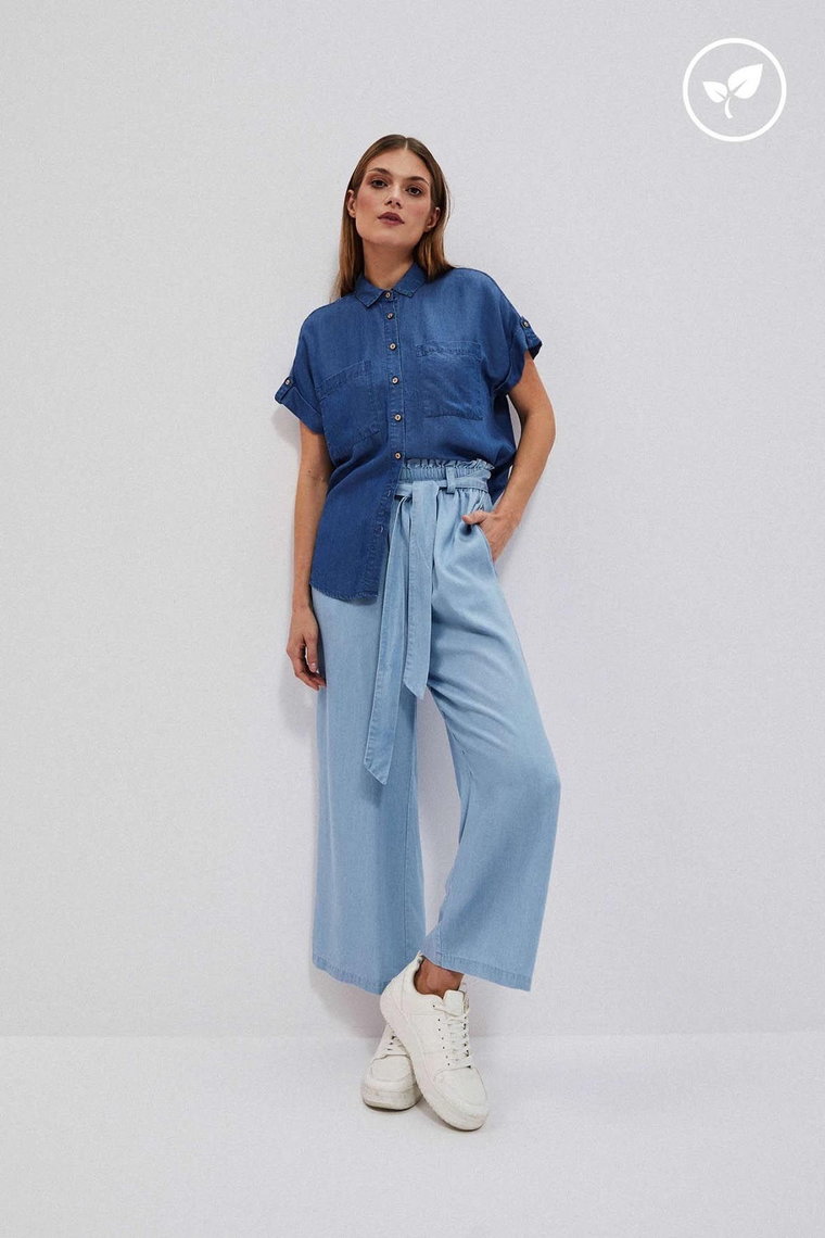 Spodnie jeansowe typu culotte