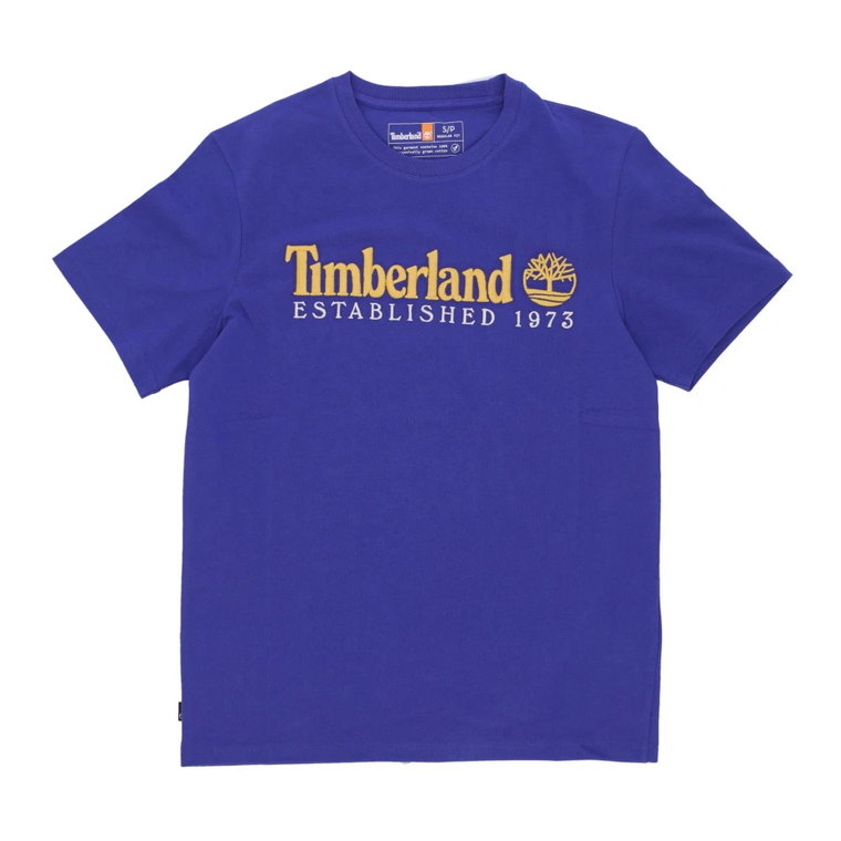 Niebieski Streetwear Tee Timberland