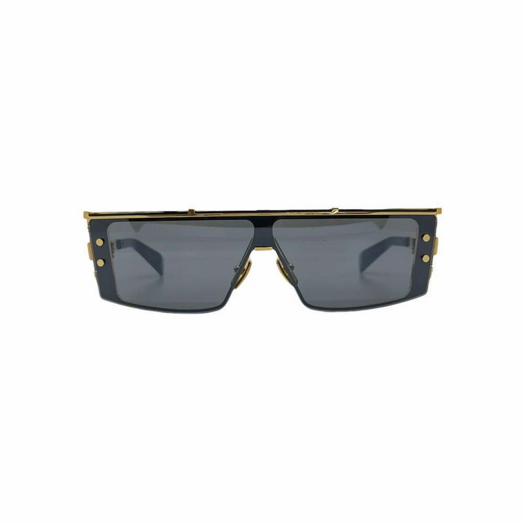 Stylowe złote okulary przeciwsłoneczne dla mężczyzn Balmain