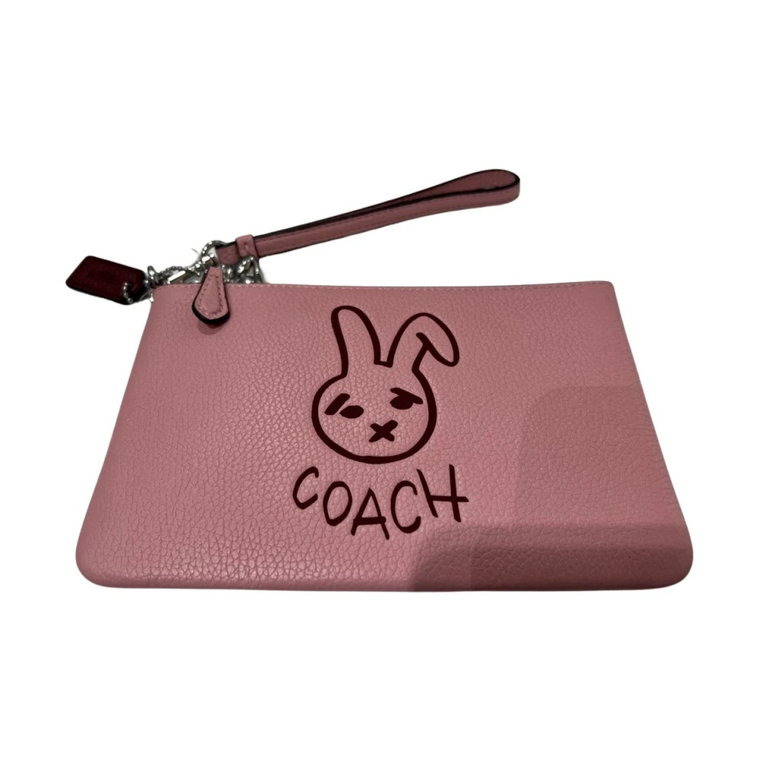 Różowy Puder Multi Kosmetyczka Coach