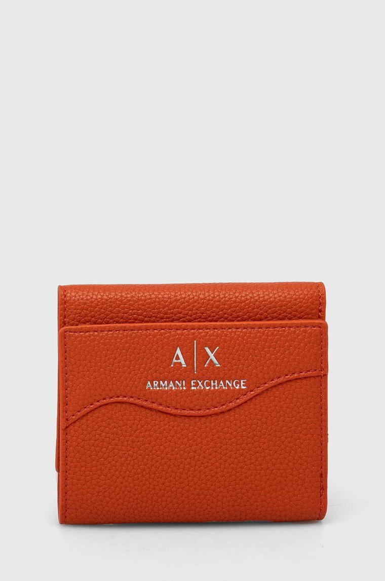 Armani Exchange portfel damski kolor pomarańczowy 948530 CC783