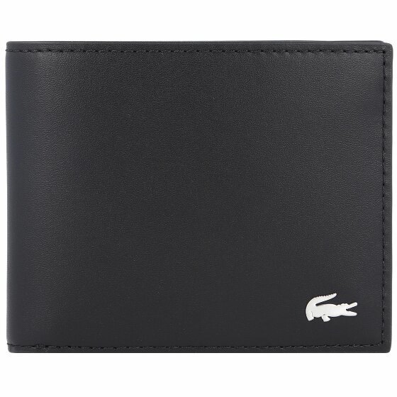 Lacoste FG Portfel skórzany 11 cm noir