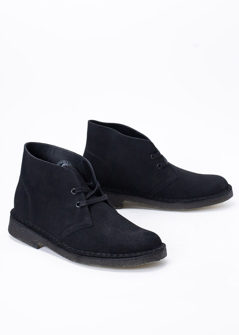 Trzewiki damskie Clarks Desert Boot Black Suede (26155524)