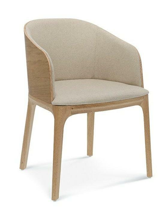 Krzesło z podłokietnikami Fameg Arch B-1801 dąb CATA premium