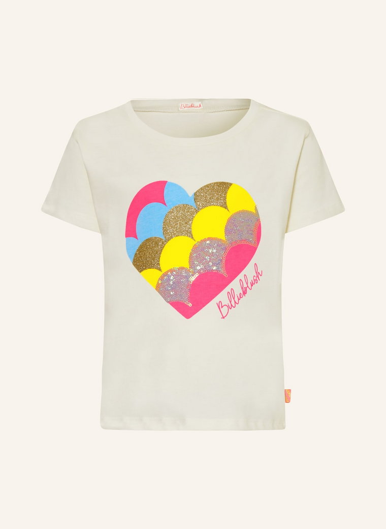 Billieblush T-Shirt Z Cekinami weiss