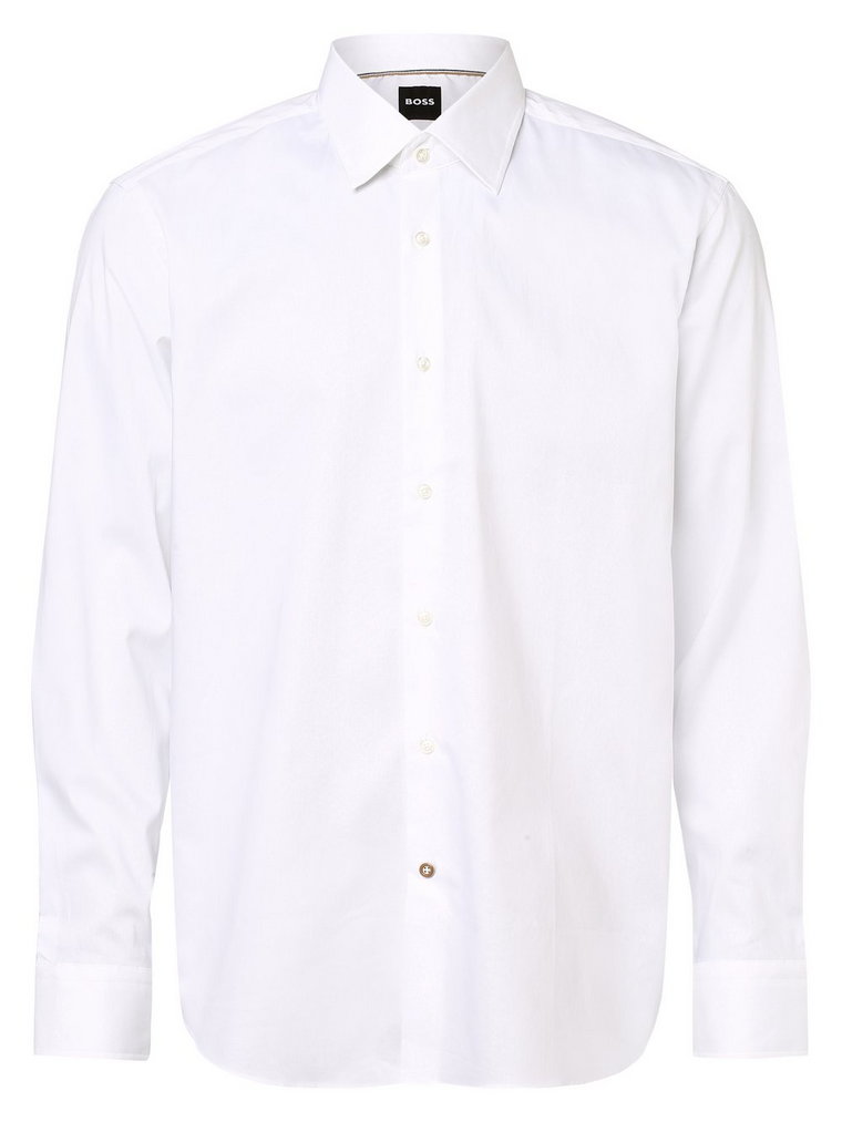BOSS - Koszula męska łatwa w prasowaniu  H-JOE-kent-C1-214, biały