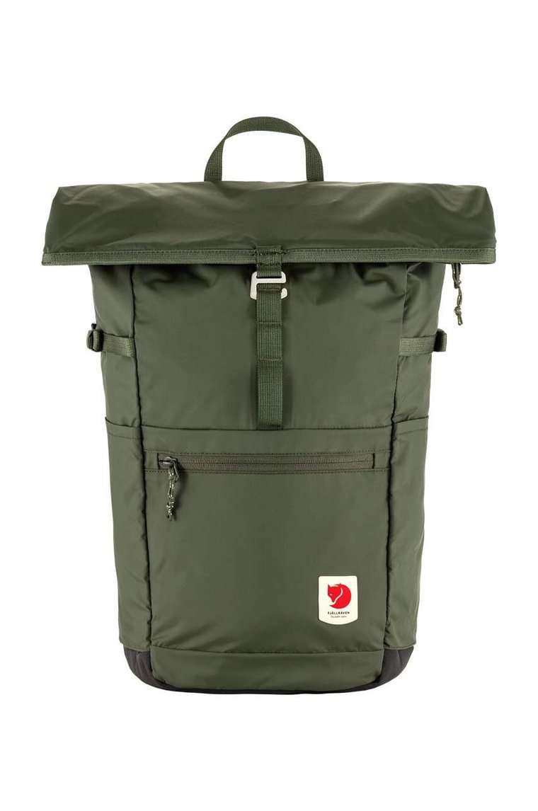 Fjallraven plecak High Coast Foldsack 24L kolor zielony duży gładki F23222.623