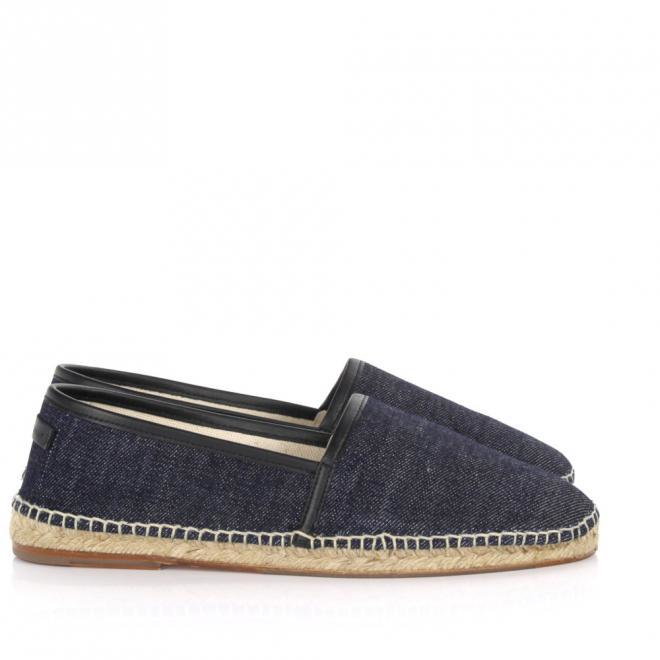 Dolce & Gabbana Espadryle niebieski jeans