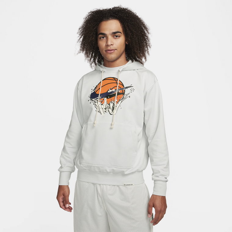 Męska bluza z kapturem do koszykówki Nike Dri-FIT Standard Issue - Czerń