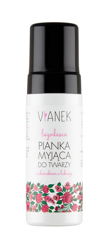 Vianek - Łagodząca pianka myjąca do twarzy 150ml