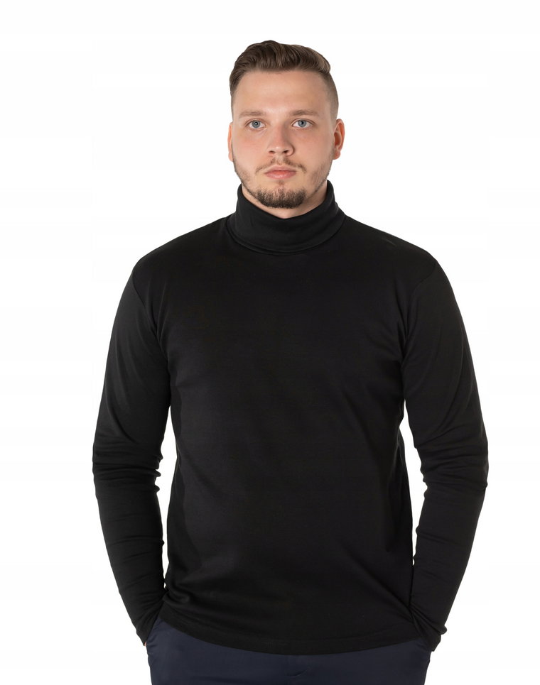 Golf Sweter Męski 100% Bawełniany Półgolf 5347-1 L