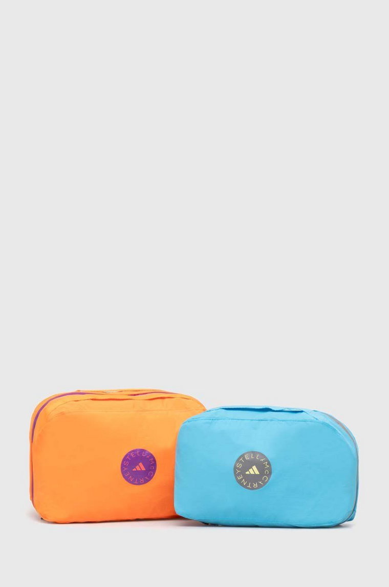 adidas by Stella McCartney kosmetyczka 2-pack kolor pomarańczowy IS2457