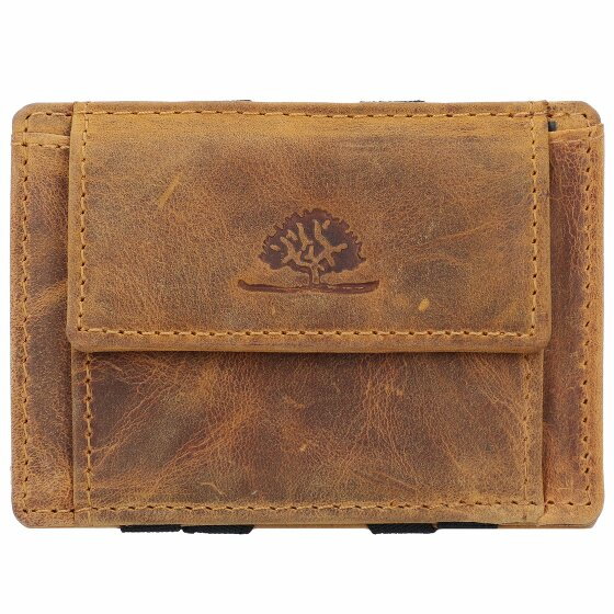 Greenburry Vintage Magic Wallet RFID Leather 10 cm sahara tan