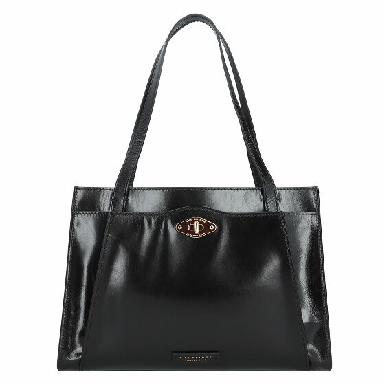 The Bridge Barbara Shopper Bag Skórzany 34.5 cm nero